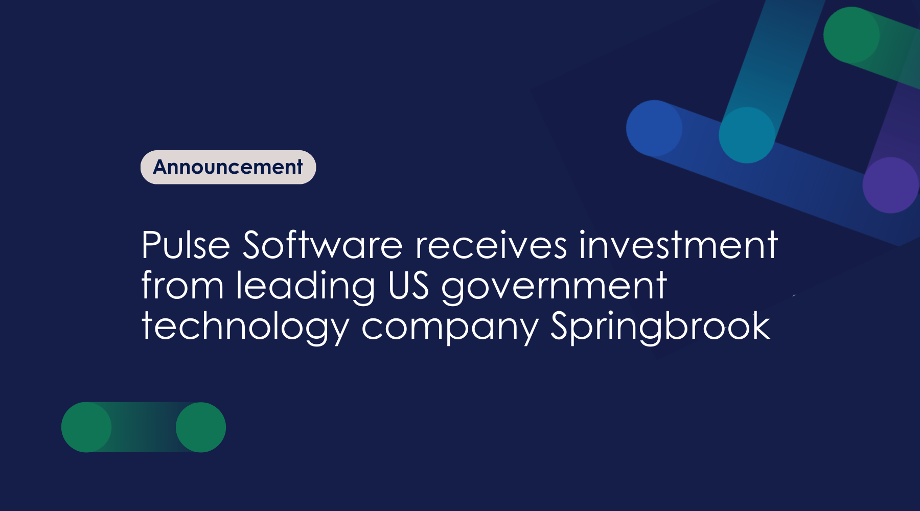 Pulse Software Receives Major Investment from Springbrook, Igniting a ...